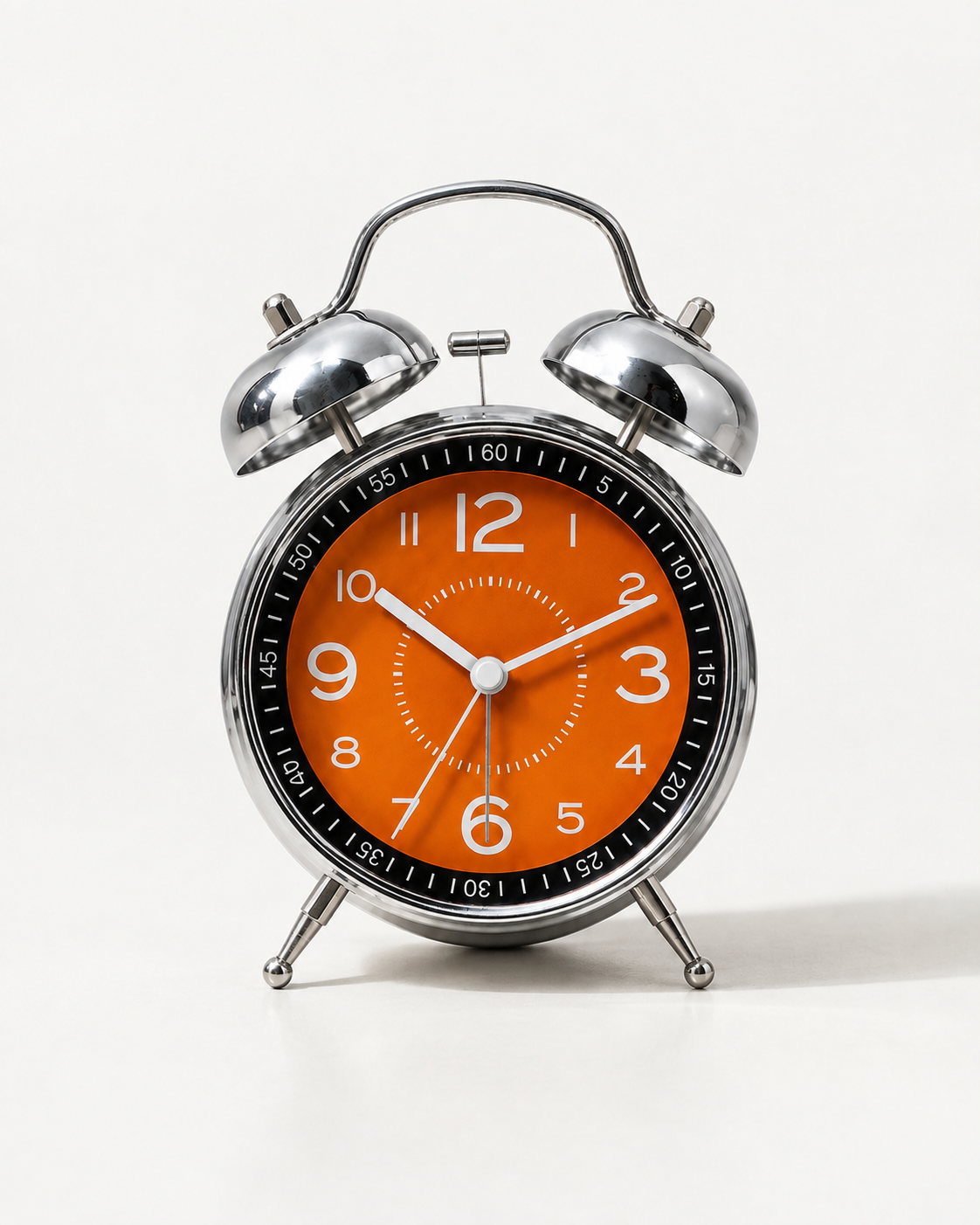Retro Alarm Clock - Silver | MoodRoom