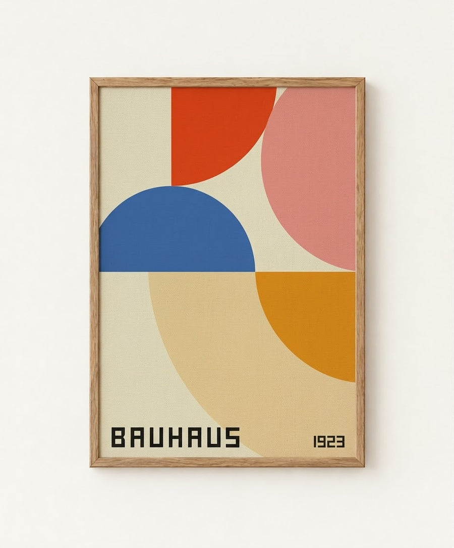 Bauhaus 1923 | Geometric Arcs