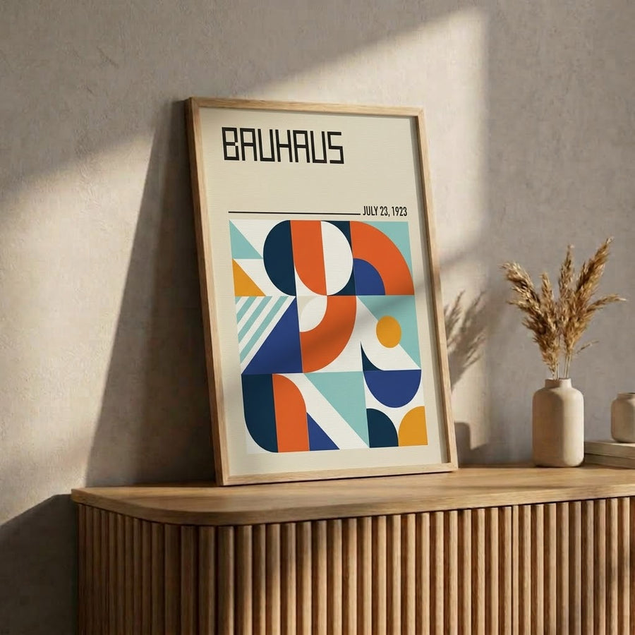 Bauhaus 1923 | Geometric Mosaic Grid