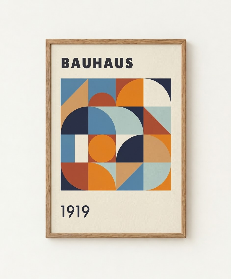 Bauhaus 1919 | Geometric Mosaic - 30x40 cm | MoodRoom